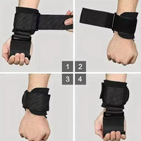 NEDLIX's Weight Lifting Rod Hooks Wrist Support  (1 Pair)
