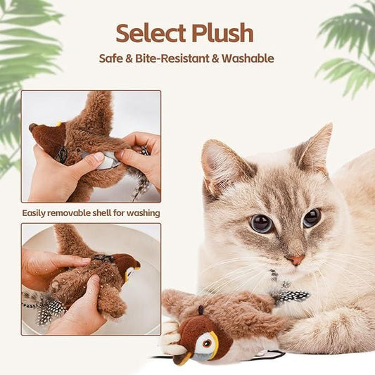 NEDLIX 🐾Interactive Chirping Bird Toy for pets and babies