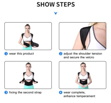 NEDLIX Unisex Posture Corrector Belt