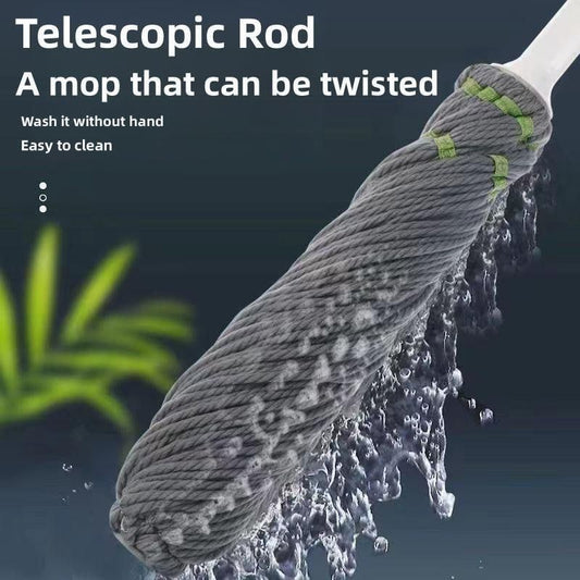 NEDLIX's Self-Wringing Floor Mop | 2-in-1 Scrub & Mop Head | Less Effort, More Sparkle