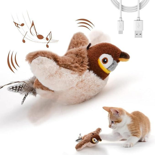 NEDLIX 🐾Interactive Chirping Bird Toy for pets and babies