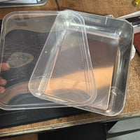Non Stick Baking Pan Food Storage Box with Cover Pack of 2