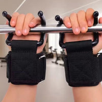 NEDLIX's Weight Lifting Rod Hooks Wrist Support  (1 Pair)