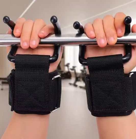 NEDLIX's Weight Lifting Rod Hooks Wrist Support  (1 Pair)