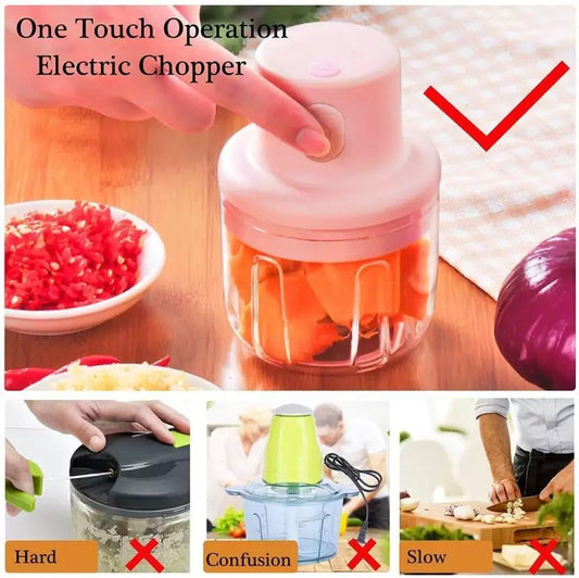 NEDLIX Electric Mini  Chopper 250ml(ELECTRIC)