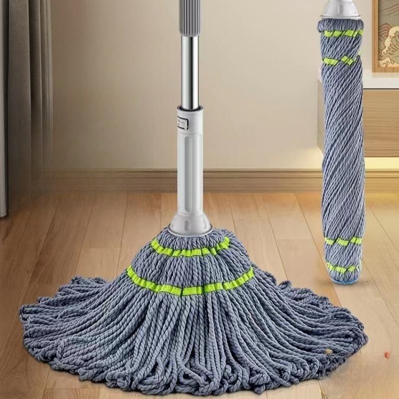 NEDLIX's Self-Wringing Floor Mop | 2-in-1 Scrub & Mop Head | Less Effort, More Sparkle