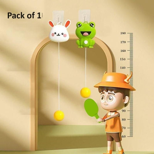NEDLIX Portable Hanging Table Tennis Trainer – Indoor Self Training Set with 3 Balls
