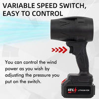 Cordless Turbo Jet BloTurbo Jet Blower, Cordless Turbo Super Power Air Dusterwer